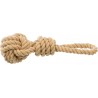 Corde de jeu avec balle tressee