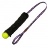 TUG E NUFF Jouet en fourrure de mouton avec balle de tennis