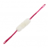 TUG E NUFF Jouet Bungee Tug double anse en fourrure de mouton