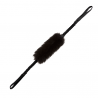 TUG E NUFF Jouet Bungee Tug double anse en fourrure de mouton