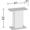 Colonne pour aquarium