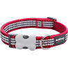 Collier pour chien Pied de poule Rouge