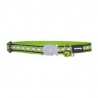 Red Dingo Reflective Collier pour chat lime