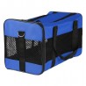 Sac Jamie, néoprène, bleu, pour chat/chien