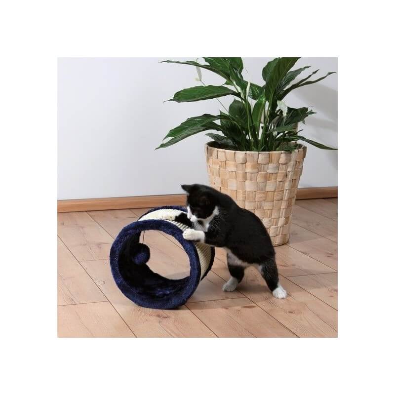 Griffoir rouleau sisal/peluche - ø23×20cm