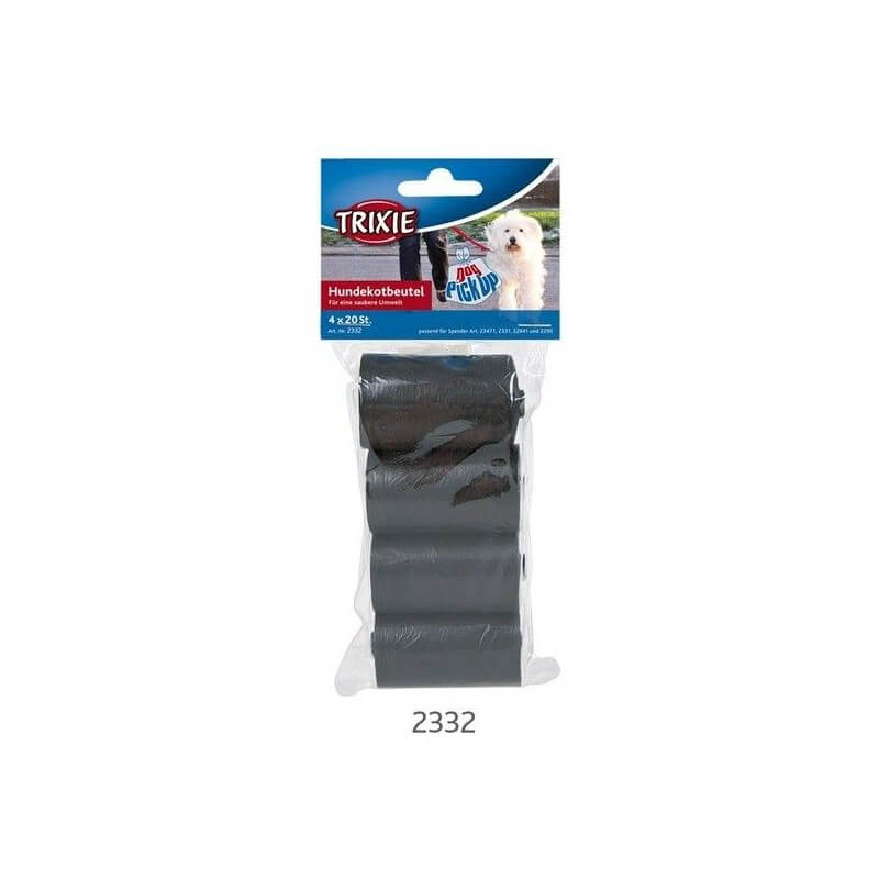 4 mini rouleaux de sac ramasse crottes  trixie - 1