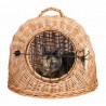 Corbeille Igloo avec grillage pour chat