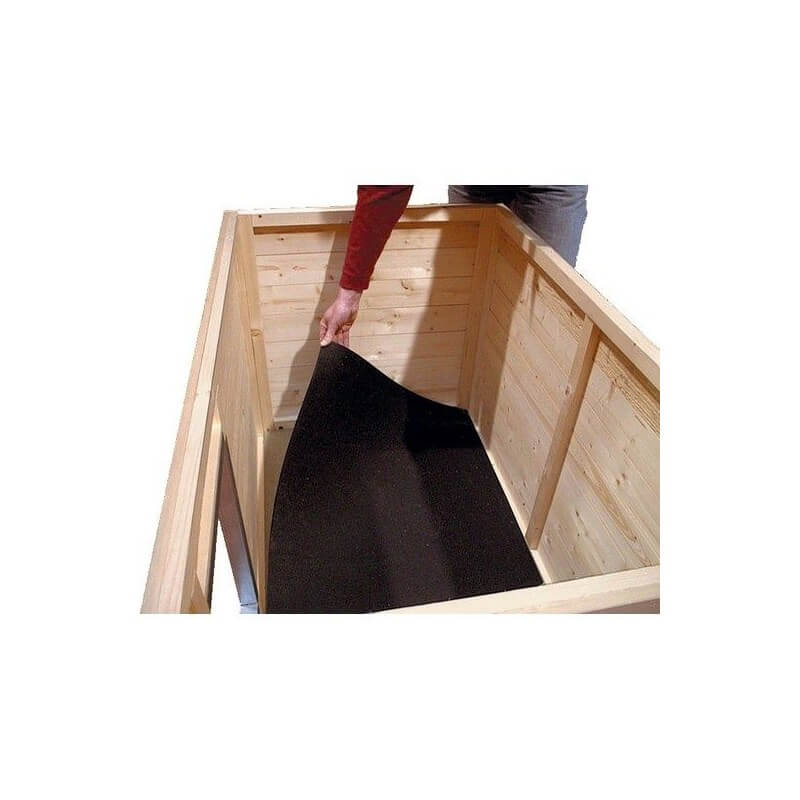 Tapis caoutchouc pour niche bois CONFORT Tapis caoutchouc pour niche bois CONFORT