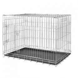 Cage de transport métal pliante - 2 portes