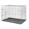 Cage de transport métal pliante - 2 portes
