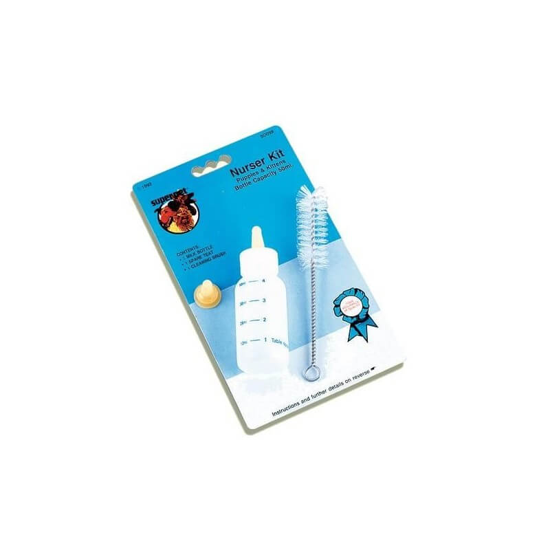Biberon + accessoires pour chiots et chatons