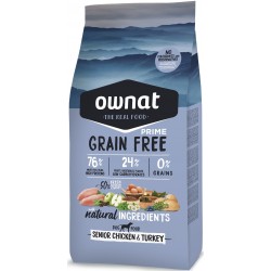 OWNAT GRAIN FREE PRIME - senior chicken and turkey
