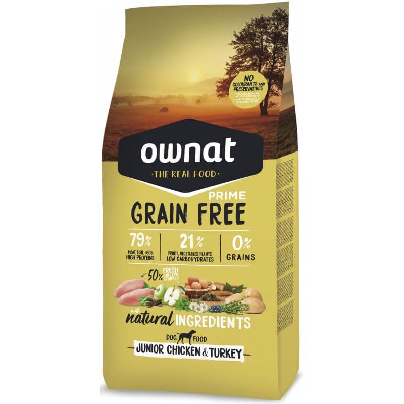 OWNAT GRAIN FREE PRIME - junior chicken and turkey