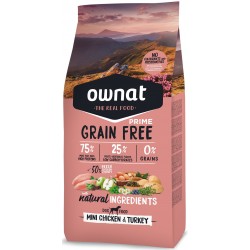 OWNAT GRAIN FREE PRIME - mini chicken and turkey