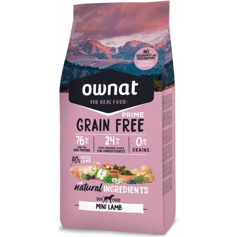 OWNAT GRAIN FREE PRIME - mini lamb