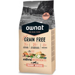 OWNAT GRAIN FREE JUST - salmon and seafood