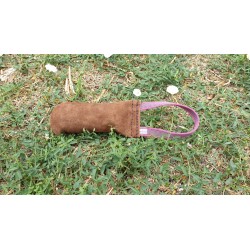 Boudin à mordre en cuir Julius-K9 rond 2 anses  - 1