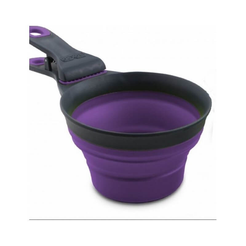 DEXAS - Klipscoop, goblet doseur de croquettes rétractable